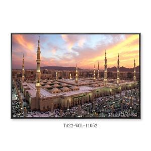 [Hot Item] Illuminated Lighted Framed Battery Picture Scenery City Print Wall Art Canvas LED Painting