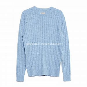 [Hot Item] Merino Men's Pullover 100% Australian Natural Merino Wool Knitted Classic Crew Neck Jumper Sweater