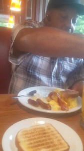 Pop serious when it come to breakfast #LetMeTellYouWhatHappen | Chris And Pops