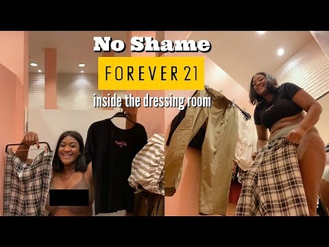 No Shame forever 21 try on haul ( Inside the dressing room) Real time try on haul