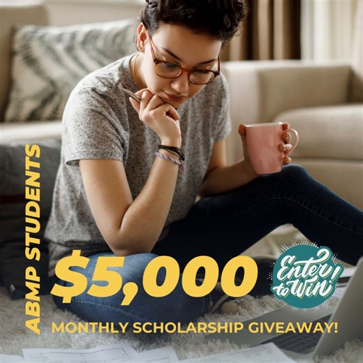 ABMP is proud to announce a new recurring scholarship offering for student members! 🥳 Valued at $5,000, one lucky participant will be randomly selected each month. To be eligible, students must be enrolled in an entry-level massage program; entrants are also awarded a FREE ABMP Student Membership! Current student members are automatically entered to win. More information on the scholarship and eligibility can be found within the official rules on our website at: www.abmp.com/students #abmpmassa