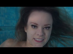 Girl is High on Taking Underwater Dip