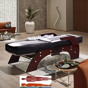[Hot Item] Luxury Electric Massage Bed with Jade Roller & Infrared Heated Therapy for SPA