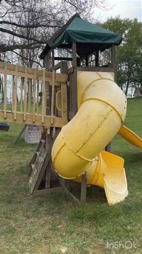 Costco and rainbow swingset in to one let me know if yall got any more ideas for it