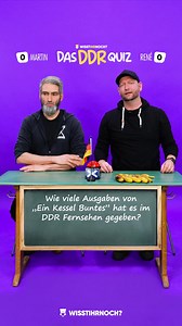 Wie viele Ausgaben von "Ein Kessel Buntes" hat es im DDR Fernsehen gegeben? 📺 #wisstihrnoch | Die 90er! Wisst ihr noch.....?