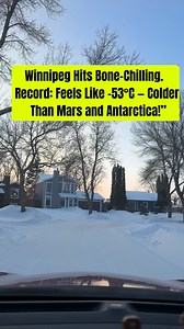 448K views · 4.6K reactions | Deep freeze all over Manitoba, Winnipeg #winterseason #Winter2026 #winter #wintervibes #fblifestyles #PinoyInCanada | Santi Mendoza | Facebook
