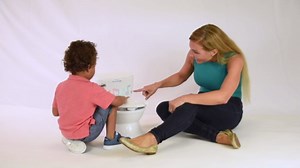 Summer My Size Potty Lights and Songs Transitions, White – Realistic Potty Training Toilet with Interactive Handle that Plays Music for Kids, Removable Potty Topper/Pot, Wipe Compartment, Splash Guard