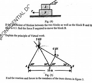 Question aIf the coefficient of friction between the two block... | Filo