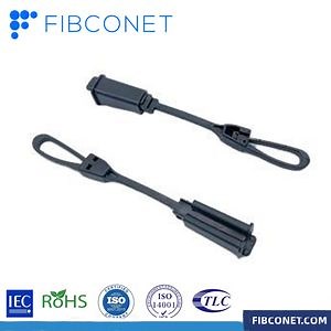 [Hot Item] FTTH Optical Overhead ADSS Cable Fiber Optic Wire Cable Clamp with Nylon Material Black