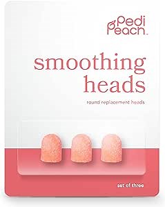 Smoothing Head Refills for Precise Pedi Electronic Foot File, Callus Remover, 3 Pack