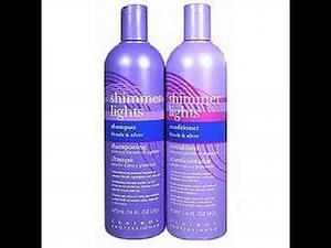 Clairol Shimmer Lights Toning Shampoo & Conditioner Demo & Review & MORE!
