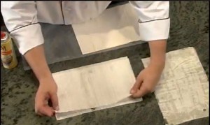 How to Layer Phyllo Dough