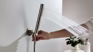 LIWEIKE ALL Mental 4 Inch RV Shower Faucet Set Brushed Nickel RV Shower Faucet with Hose and Head