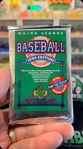 1990 Upper Deck Baseball High Series Pack #junkwaxsal #hotgarbage #junkwax #90upperdeck #90upperdeckbaseball #packopening #baseballcards | Junk Wax Sal