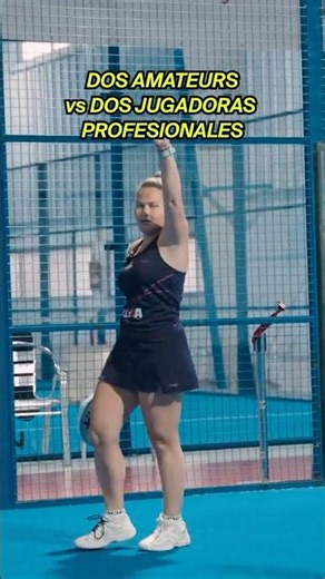 2 JUGADORAS PRO🔝vs 2 JUGADORES AMATEURS 😨