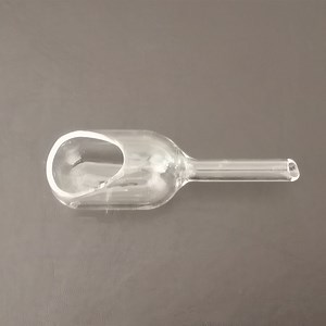 [Hot Item] 25*75 mm Laboratory Equipment Lab Instrument Glassware Scoop Shape Glass Lab Weighing Funnel