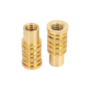 [Hot Item] Embedded Nuts for High Quality Automobiles, Hot Melt Nut Insertion Machine Straight Knurled Bushing Brass Insert Nut