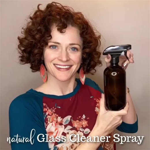 DIY Natural Glass Cleaning Spray - here's a sneak peak from one of the videos from my YouTube channel! You can find me there by searching for "My Merry Messy Life." Make sure to like and subscribe - I have tons of video tutorials for a natural home there! | My Merry Messy Life | Facebook
