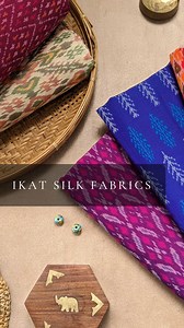 2.1K views · 59 reactions | Ikat silk fabrics Handpicked ikat fabric...