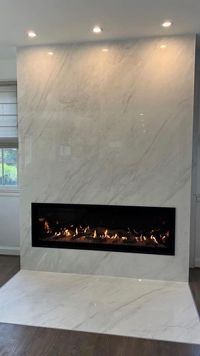18 reactions | Are you swooning over this luxurious fireplace install...