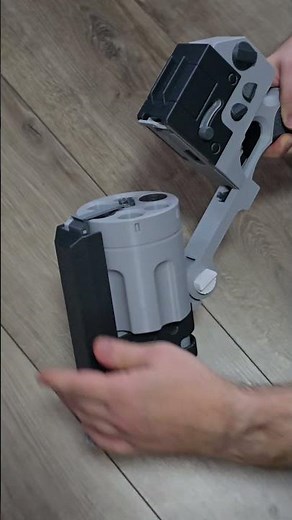 100% 3d printable bolt revolver #diy #3dprinting #stl #40k