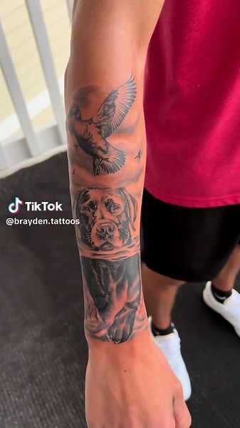 Hunting Dog Tattoo Art for Animal Lovers