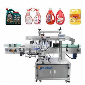 [Hot Item] Full Automatic Adhesive Sticker Flat Surface Detergent Bottle Labler Labeling Machine
