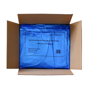 [Hot Item] Polythene Disposable Aprons Costco Long Pink Plastic Aprons for Adults Dispenser Pack 100