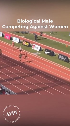 Boo! The woke ideology behind allowing biological men to compete in women's sports is unacceptable. | America First Policy Institute