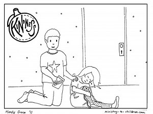 Kindness Coloring Pages (free printable for kids)