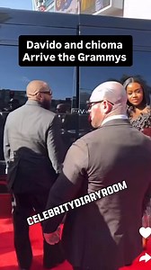 Davido and his beautiful wife chioma arrive the Grammy awards !!❤️ | Celebritydiaryroom