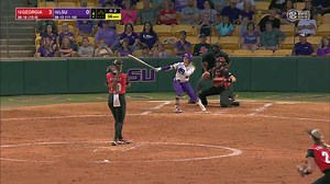 Lead-Off Double Courtesy Of Newland 📺 bit.ly/3LWrNzB | LSU Softball