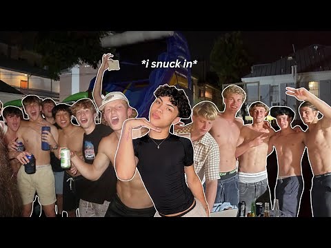 I Went to My First FRAT PARTY!