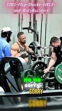 32KG-Mop-Shocks-GIRLS-and-BodyBuilders.....#funny #gym #trending #comedy #trend