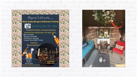 At Magnolias Weddings and Events, you get more than a space to host your event, you get someone who is dedicated to providing exceptional service and flexibility, designed to fit within your budget. Meet Kim Panzarella, who is proud to serve the Barlett area with a quaint and beautiful space for hosting weddings, showers, celebrations of life, and corporate events in a beautiful venue. #shoplocal #womanownedbusiness #wedding #eventplanning #EventVenue #SmallBiz #supportlocal #belonginbartlett | 