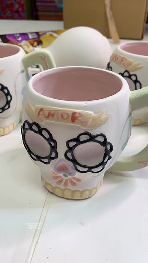 124 reactions · 3 comments | Painting a new batch of ceramics: hand painted mugs for a very special new enterprise! I’ll share the deets on Wednesday! In the meantime, time to finish these so they can go in the kiln! #ceramics #pyop #handpaintedmugs #mugsofinstagram | Crafty Chica by Kathy Cano-Murillo | Facebook
