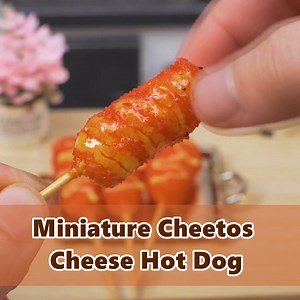 14K views · 364 reactions |  Bite-sized Bliss: Mini Cheetos Cheese Hot Dog Pops! 燎 | Teeny Cakes | Facebook