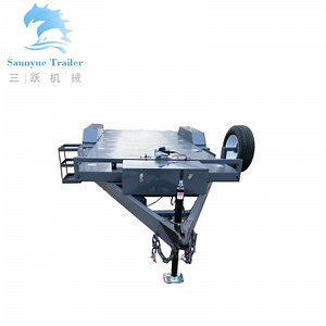 [Hot Item] 3.5 Ton Double Axle Car Trailer Utility Hauler with Two Ladders
