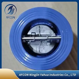 [Hot Item] Ductile Iron Double Plate Back Pressure Valve Double Door Wafer Check Valve