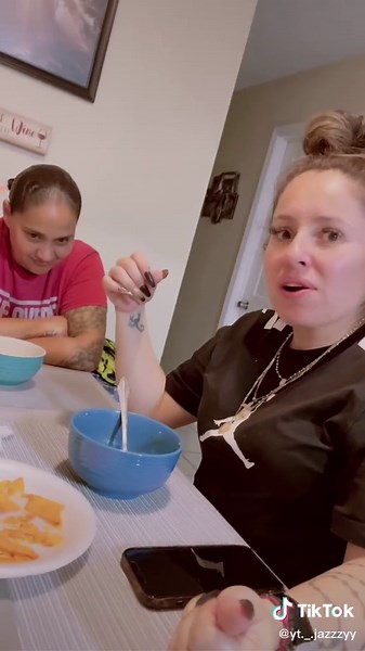 Lmfao my step mom and moms reaction my mom whacked my phone and my step mom told her to whack me in my head 🤣🤣 @msg1102 @marielgonzalez1976 #fyp