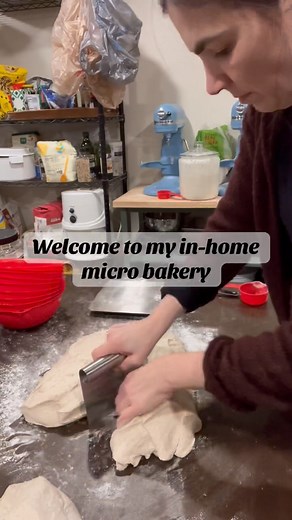 Preparing my breads for their second rise. They will long ferment in the fridge. #sourdough #microbakery #smallbusiness #inhomebakery #sourdoughbread #urbanhomesteading #dyi #inhomemicrobakery #baking | Lark Rise Bakery