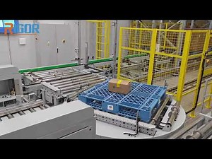 Rotation table (turntable) for pallet conveyor system