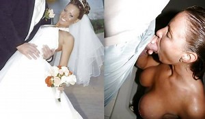 bride wedding dress before during after fucked facial cumshot cuckold compilation  — PornOne for Australia