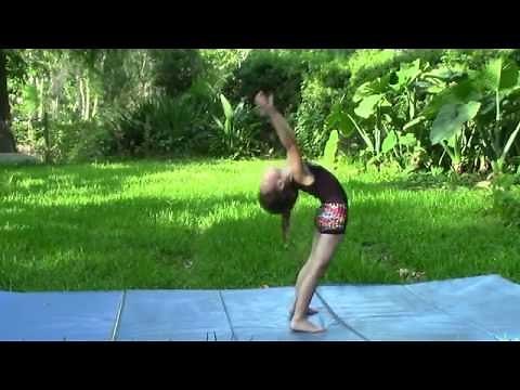 Back Walkover Tutorial - How to Do a Back Walkover - Gymnastics