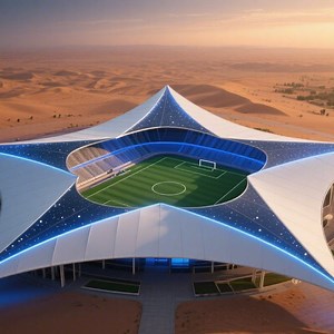 [Hot Item] Durable Tensile Structure Building Material Fabric Tensile