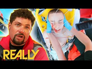 17-Year-Old Put In Drug-Induced Coma After High Impact Car Collision | Helicopter ER