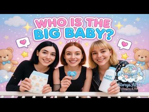 WHO IS THE BIG BABY? | ABDL ASMR Forced Regression | 3 Girls Make Him Their Baby 🍼