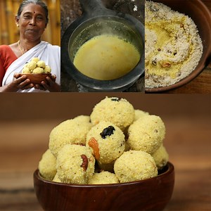 1.2M views · 10K reactions | Indian Dessert Recipe Suji Laddu - Rava Laddu | Village Cookings | Facebook