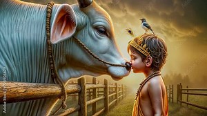 Bird on Krishna's Head: A Grateful Exchange with the Cow