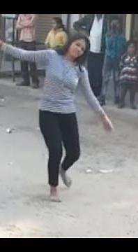 Drunk Girl Dances Outside Ex-Boyfriend's House After He Dumped Her